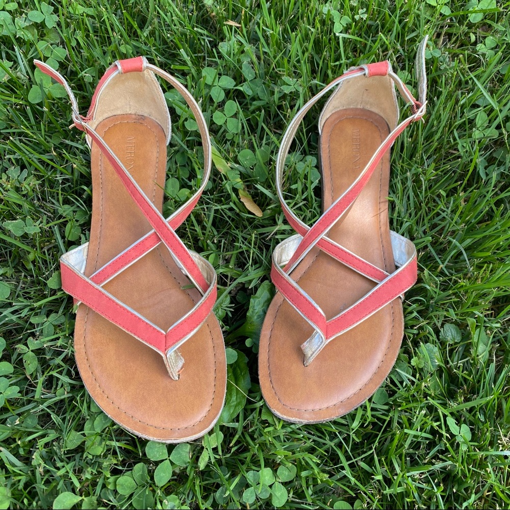 Pink sandals